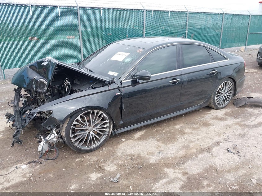 2016 Audi A6 VIN WAUGFAFC8GN012797 IAAI salvage auction — FRONT END, Wait Title, sold $475 on 2026-07-14 (photo 2)