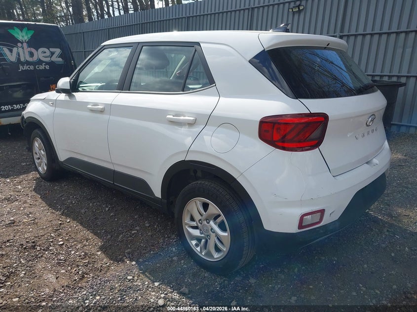 2022 Hyundai Venue VIN KMHRB8A33NU133825 IAAI salvage auction — FRONT & REAR, Salvage Title, sold $1,550 on 2026-07-29 (photo 3)