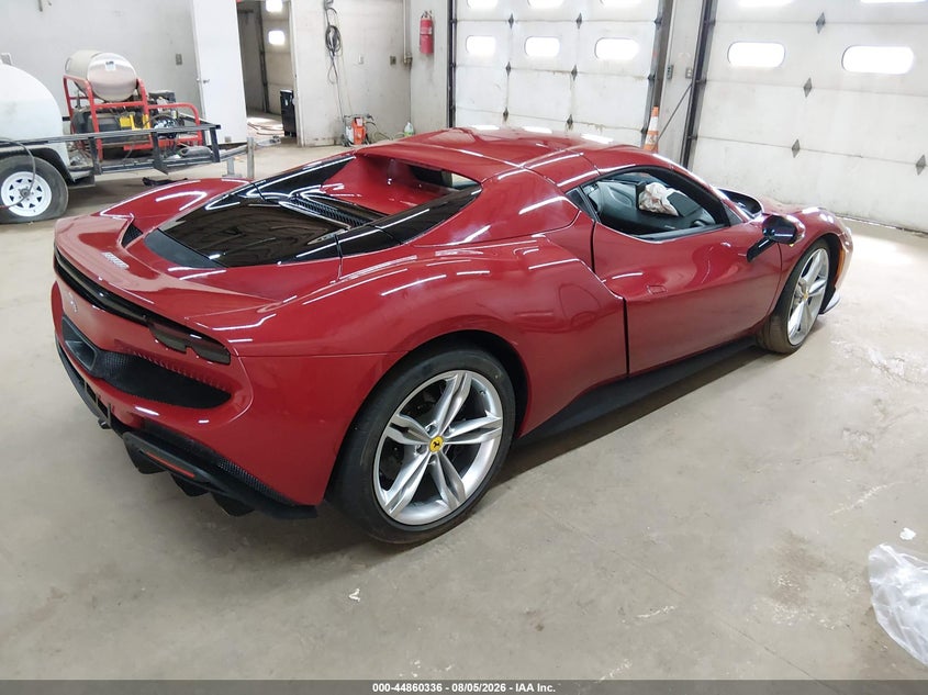 2025 Ferrari 296 gts VIN ZFF01SMA3S0324494 IAAI salvage auction — FRONT END, Salvage (Ohio), sold $138,000 on 2026-08-13 (photo 4)