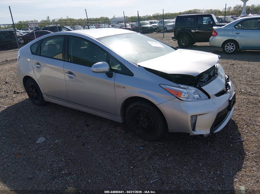 2013 Toyota Prius VIN JTDKN3DU2D0342080 IAAI salvage auction — FRONT END, Salvage Title, sold $1,150 on 2026-07-22 (photo 1)