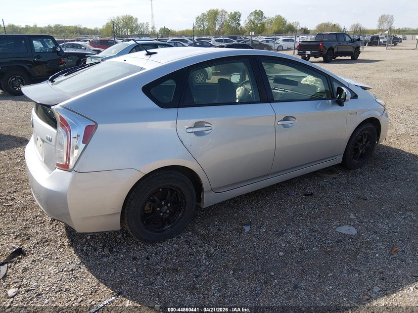 2013 Toyota Prius VIN JTDKN3DU2D0342080 IAAI salvage auction — FRONT END, Salvage Title, sold $1,150 on 2026-07-22 (photo 4)