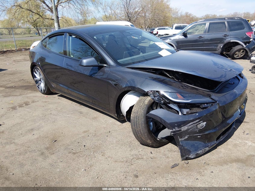 2025 Tesla Model 3 VIN 5YJ3E1EA7SF122932 — IAAI salvage auction photo
