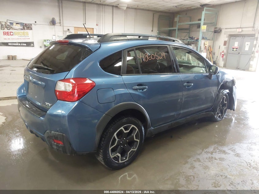 2014 Subaru Xv VIN JF2GPACC5E9315533 IAAI salvage auction — RIGHT FRONT, Salvage (Maine), sold $775 on 2026-07-27 (photo 4)