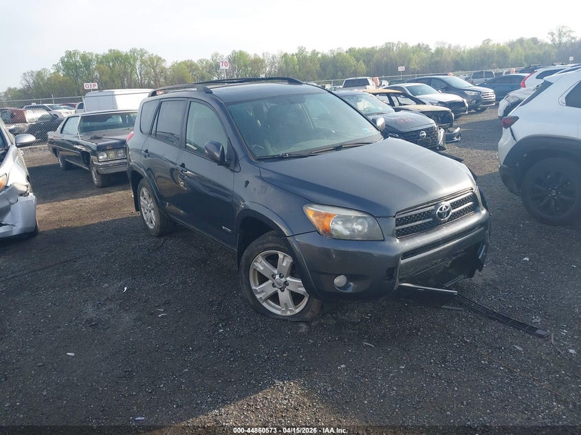 2007 Toyota Rav 4 VIN JTMBD32V875115174 IAAI salvage auction — LEFT FRONT, Salvage (Texas), sold $1,350 on 2026-07-13 (photo 1)