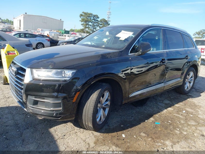 2017 Audi Q7 VIN WA1AHAF7XHD048062 IAAI salvage auction — LEFT & RIGHT, Wait Title, sold $1,950 on 2026-07-29 (photo 2)