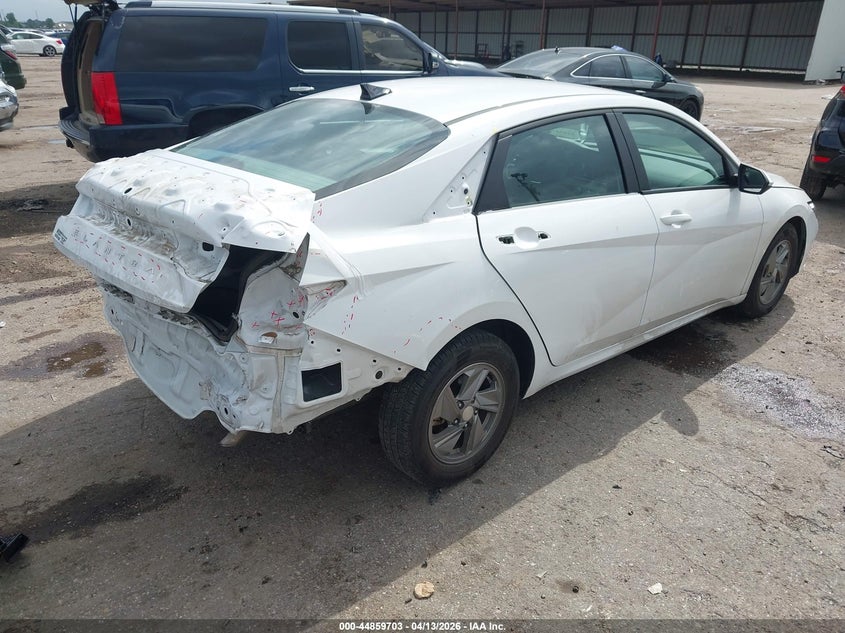 2025 Hyundai Elantra VIN KMHLL4DG3SU942442 IAAI salvage auction — REAR END, Original (Texas), sold $5,100 on 2026-07-16 (photo 4)