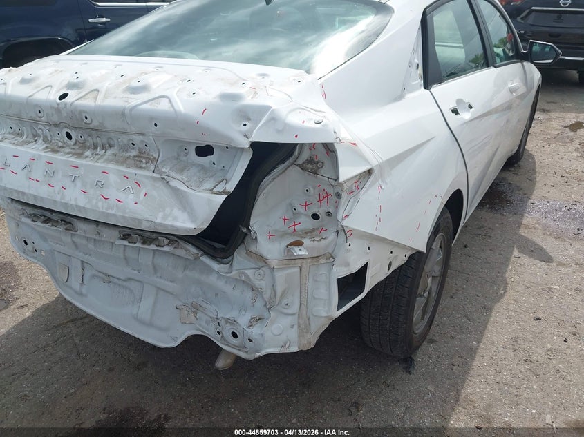 2025 Hyundai Elantra VIN KMHLL4DG3SU942442 IAAI salvage auction — REAR END, Original (Texas), sold $5,100 on 2026-07-16 (photo 6)