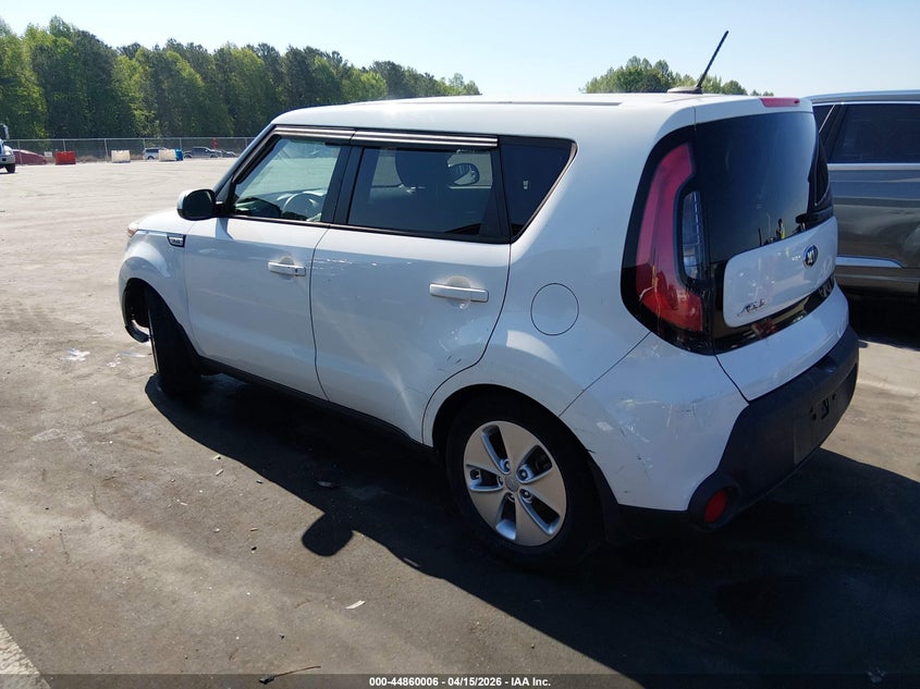 2016 Kia Soul VIN KNDJN2A24G7284123 IAAI salvage auction — FRONT END, Salvage (North Carolina), sold $900 on 2026-07-08 (photo 3)