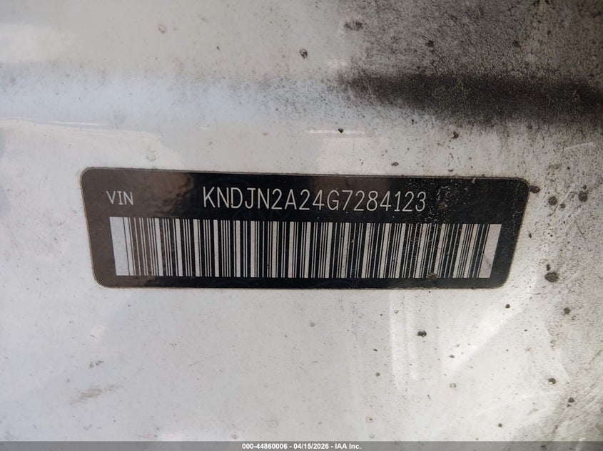 2016 Kia Soul VIN KNDJN2A24G7284123 IAAI salvage auction — FRONT END, Salvage (North Carolina), sold $900 on 2026-07-08 (photo 9)