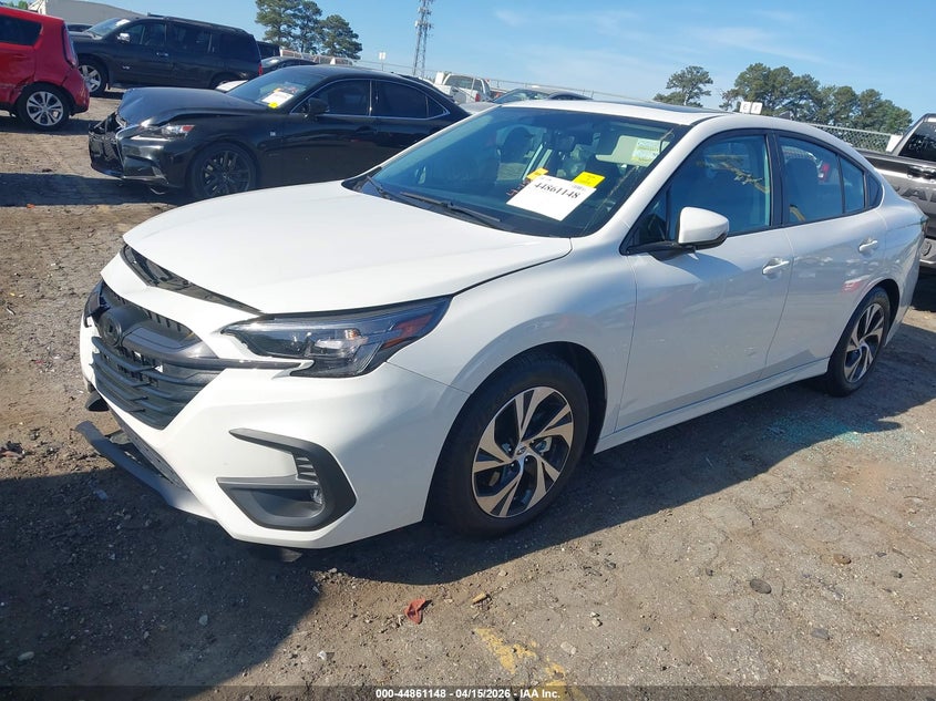 2025 Subaru LEGACY VIN 4S3BWAF63S3024500 IAAI salvage auction — FRONT END, Wait Title, sold $4,000 on 2026-07-08 (photo 2)