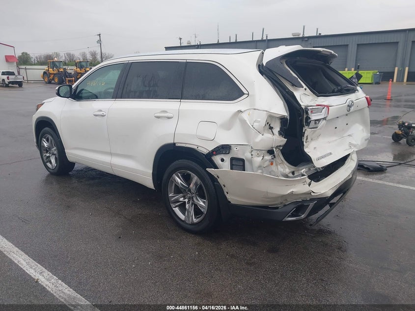 2019 Toyota Highlander VIN 5TDDZRFH1KS981691 IAAI salvage auction — REAR END, Wait Title, sold $10,100 on 2026-08-15 (photo 3)