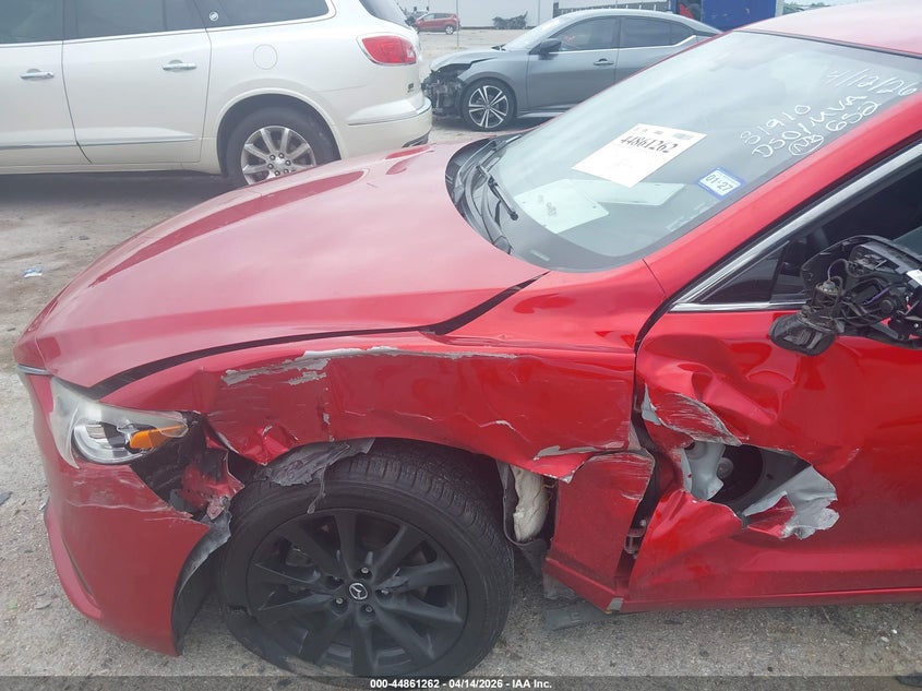 2017 Mazda 6 VIN JM1GL1U59H1102310 IAAI salvage auction — LEFT FRONT, Original (Texas), sold $3,000 on 2026-07-07 (photo 6)