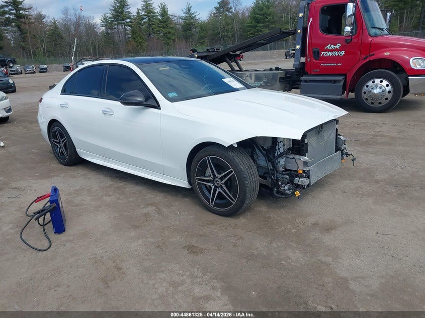 2023 Mercedes-benz C-klasse VIN W1KAF4HB8PR154998 IAAI salvage auction — FRONT END, Wait Title, sold $18,200 on 2026-07-09 (photo 1)