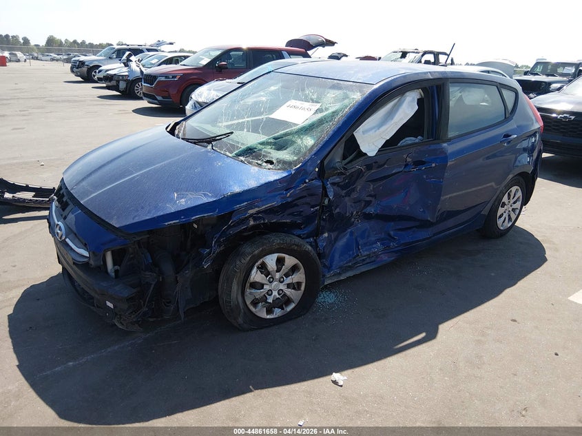 2017 Hyundai Accent VIN KMHCT5AE4HU346452 IAAI salvage auction — FRONT END, Wait Title, sold $200 on 2026-07-29 (photo 2)