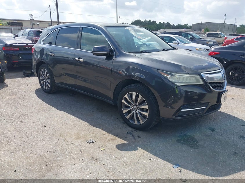 2015 Acura Mdx VIN 5FRYD3H45FB003632 IAAI salvage auction — SIDE, Salvage Title, sold $1,800 on 2026-07-12 (photo 1)