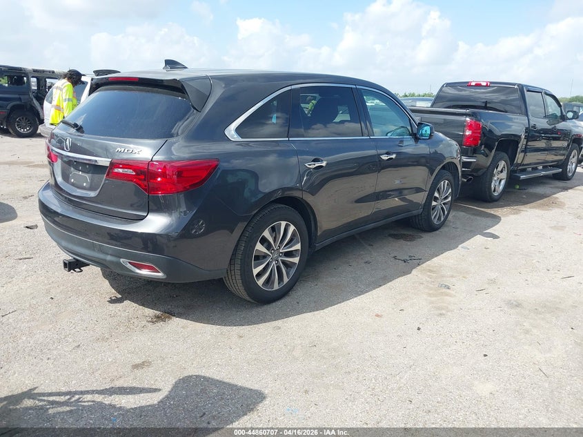 2015 Acura Mdx VIN 5FRYD3H45FB003632 IAAI salvage auction — SIDE, Salvage Title, sold $1,800 on 2026-07-12 (photo 4)