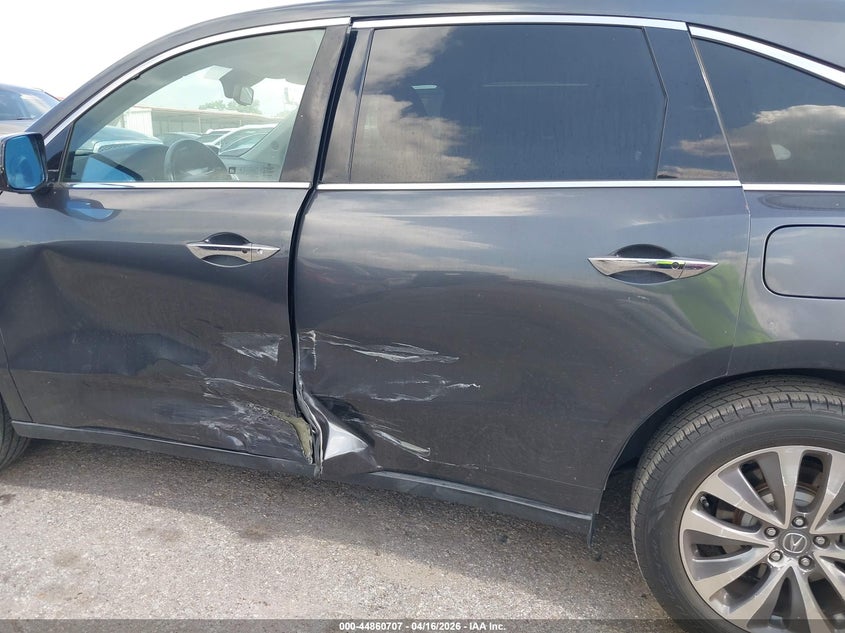 2015 Acura Mdx VIN 5FRYD3H45FB003632 IAAI salvage auction — SIDE, Salvage Title, sold $1,800 on 2026-07-12 (photo 6)