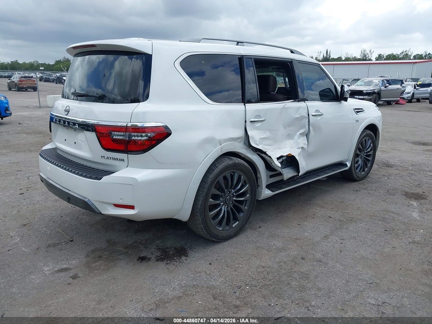 2022 Nissan Armada VIN JN8AY2DB5N9812678 IAAI salvage auction — SIDE, Salvage Title, sold $26,350 on 2026-07-20 (photo 4)