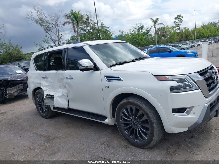 2022 Nissan Armada VIN JN8AY2DB5N9812678 IAAI salvage auction — SIDE, Salvage Title, sold $26,350 on 2026-07-20 (photo 6)