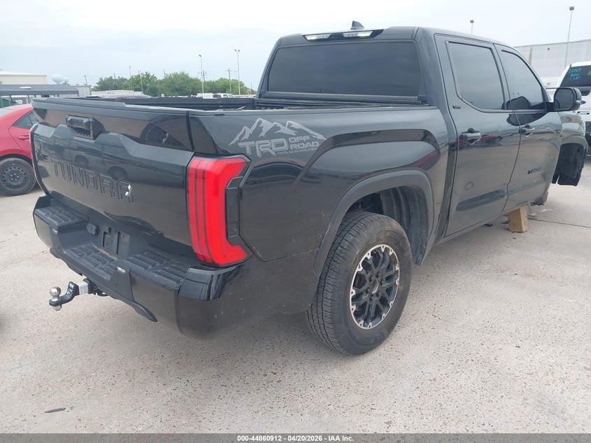 2022 Toyota Tundra VIN 5TFLA5AB0NX006158 IAAI salvage auction — RIGHT FRONT, Original (Texas), sold $15,450 on 2026-07-09 (photo 4)
