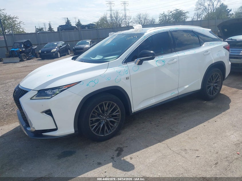 2016 Lexus Rx VIN 2T2BZMCA6GC046597 IAAI salvage auction — HAIL, Wait Title, sold $16,000 on 2026-07-20 (photo 2)