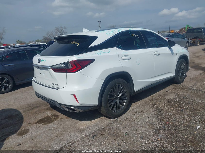 2016 Lexus Rx VIN 2T2BZMCA6GC046597 IAAI salvage auction — HAIL, Wait Title, sold $16,000 on 2026-07-20 (photo 4)
