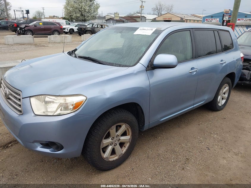 2008 Toyota Highlander VIN JTEES41A082050262 IAAI salvage auction — HAIL, Salvage (Illinois), sold $1,150 on 2026-07-14 (photo 2)
