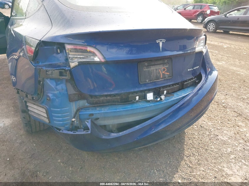 2022 Tesla Model 3 VIN 5YJ3E1EB7NF320326 IAAI salvage auction — REAR END, Salvage (Pennsylvania), sold $6,700 on 2026-07-24 (photo 6)