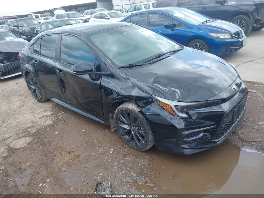 2023 Toyota Corolla VIN 5YFS4MCE9PP157182 IAAI salvage auction — SIDE, Original (Texas), sold $7,600 on 2026-07-08 (photo 1)