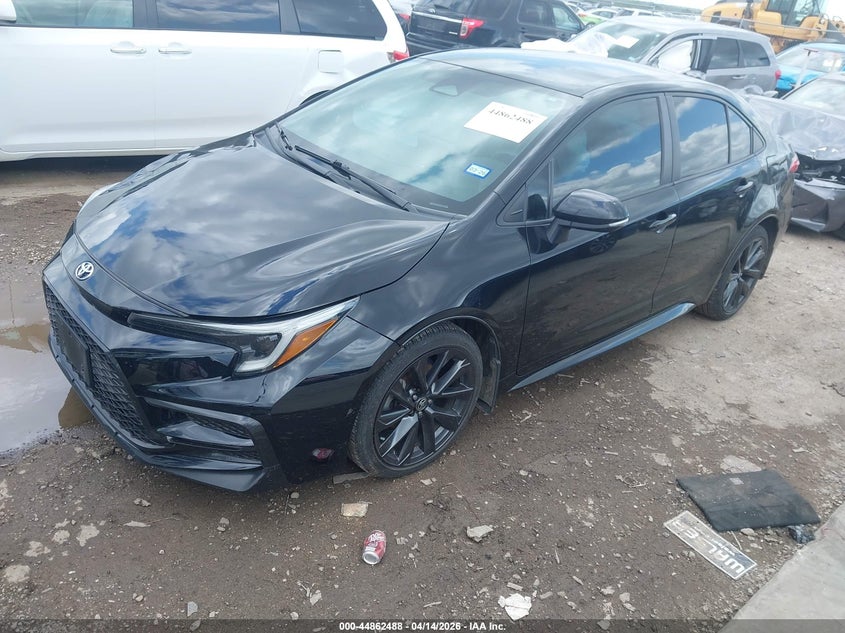 2023 Toyota Corolla VIN 5YFS4MCE9PP157182 IAAI salvage auction — SIDE, Original (Texas), sold $7,600 on 2026-07-08 (photo 2)