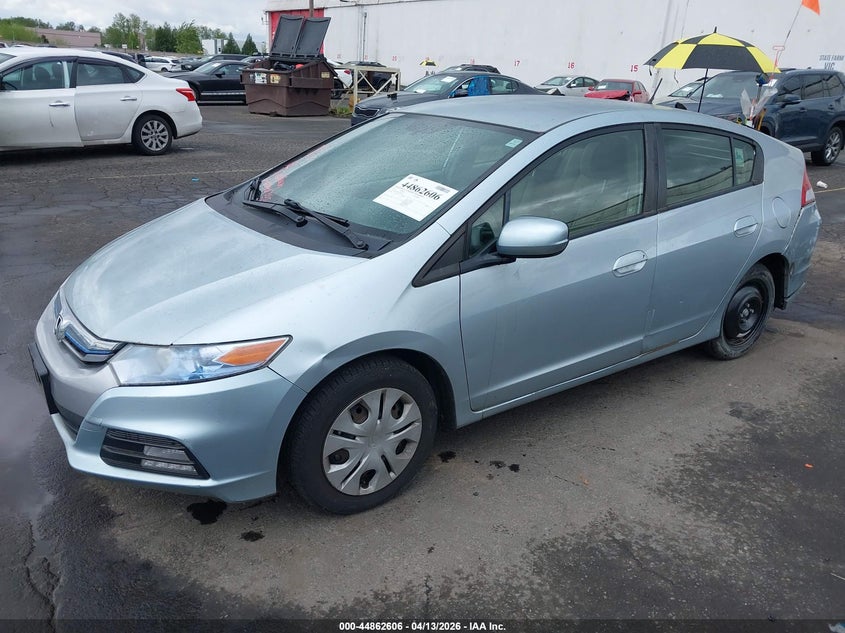 2013 Honda Insight VIN JHMZE2H54DS003173 IAAI salvage auction — RIGHT SIDE, Salvage (Oregon), sold $1,350 on 2026-07-09 (photo 2)