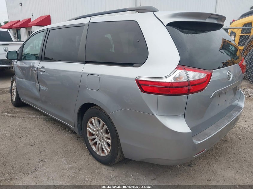 2016 Toyota Sienna VIN 5TDYK3DC8GS692485 IAAI salvage auction — LEFT FRONT, Original (Texas), sold $4,500 on 2026-07-07 (photo 3)