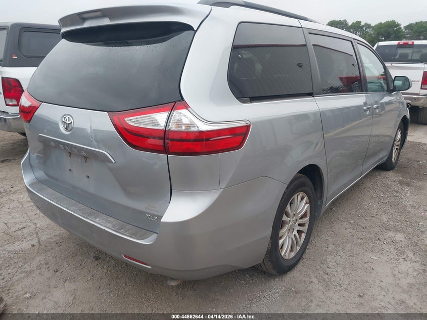 2016 Toyota Sienna VIN 5TDYK3DC8GS692485 IAAI salvage auction — LEFT FRONT, Original (Texas), sold $4,500 on 2026-07-07 (photo 4)