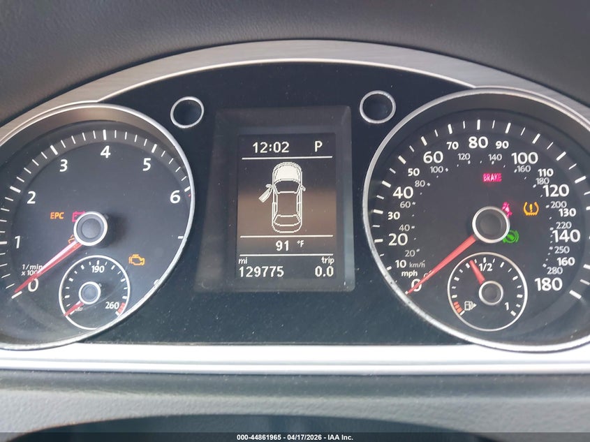2016 Volkswagen Passat cc VIN WVWBN7AN2GE516211 IAAI salvage auction — UNKNOWN, Wait Title, sold $2,700 on 2026-08-11 (photo 7)