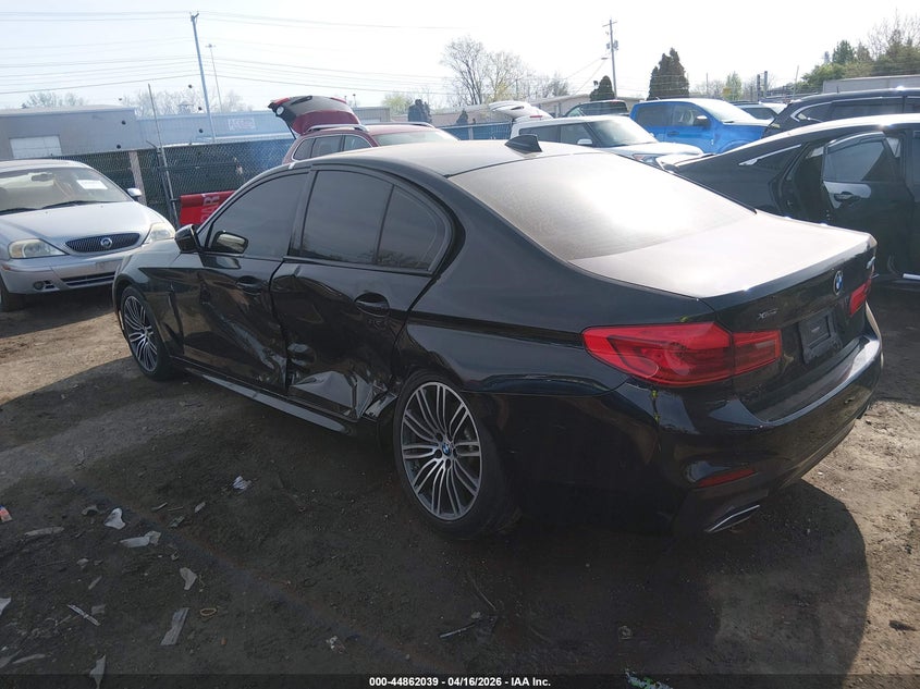 2020 BMW 5er VIN WBAJS3C01LCD28851 IAAI salvage auction — LEFT SIDE, Wait Title, sold $16,350 on 2026-07-15 (photo 3)