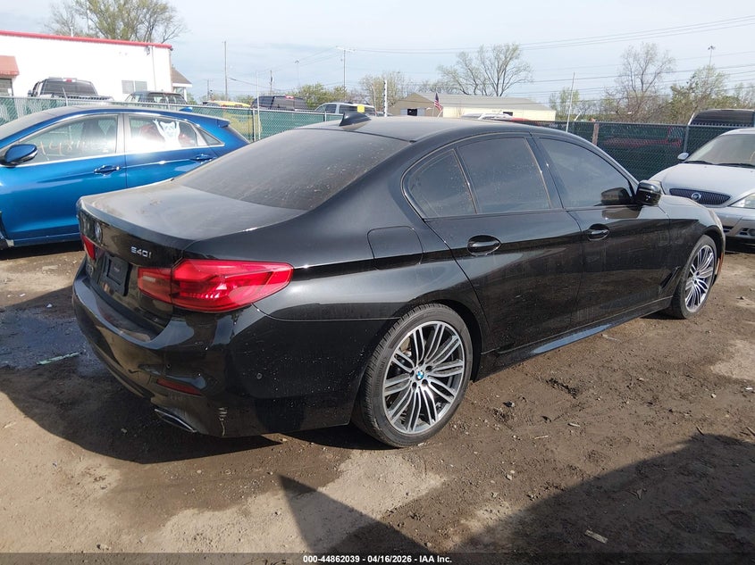 2020 BMW 5er VIN WBAJS3C01LCD28851 IAAI salvage auction — LEFT SIDE, Wait Title, sold $16,350 on 2026-07-15 (photo 4)