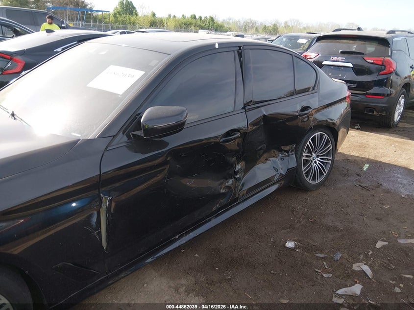 2020 BMW 5er VIN WBAJS3C01LCD28851 IAAI salvage auction — LEFT SIDE, Wait Title, sold $16,350 on 2026-07-15 (photo 6)