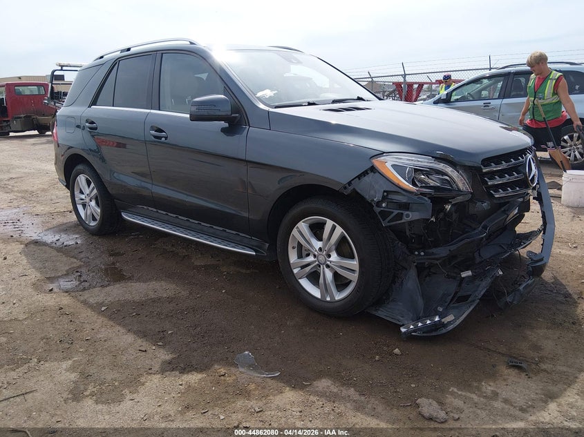 2014 Mercedes-benz M-klasse VIN 4JGDA5HB2EA401516 IAAI salvage auction — FRONT END, Salvage (Kansas), sold $5,950 on 2026-09-07 (photo 1)