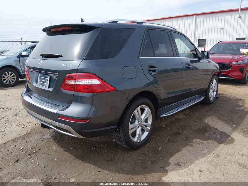 2014 Mercedes-benz M-klasse VIN 4JGDA5HB2EA401516 IAAI salvage auction — FRONT END, Salvage (Kansas), sold $5,950 on 2026-09-07 (photo 4)
