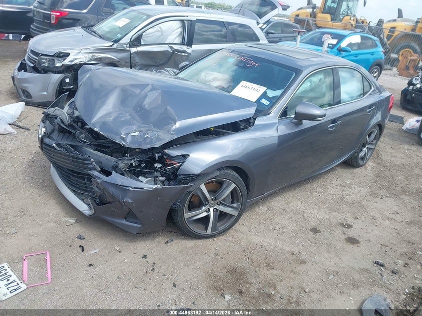 2018 Lexus Is VIN JTHBA1D24J5062527 IAAI salvage auction — FRONT END, Original (Texas), sold $3,000 on 2026-07-07 (photo 2)