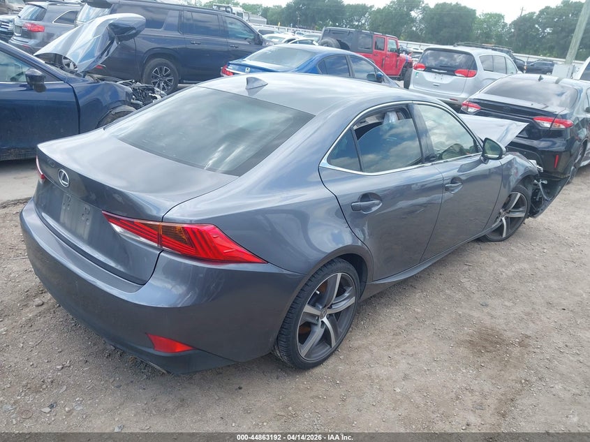 2018 Lexus Is VIN JTHBA1D24J5062527 IAAI salvage auction — FRONT END, Original (Texas), sold $3,000 on 2026-07-07 (photo 4)