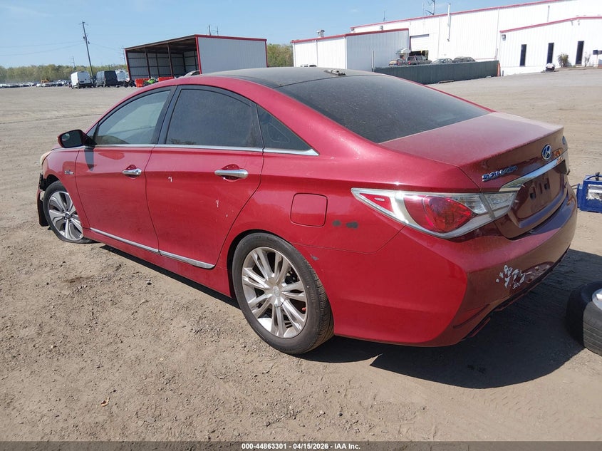 2015 Hyundai Sonata VIN KMHEC4A48FA122982 IAAI salvage auction — LEFT FRONT, Clear (Virginia), sold $425 on 2026-07-08 (photo 3)