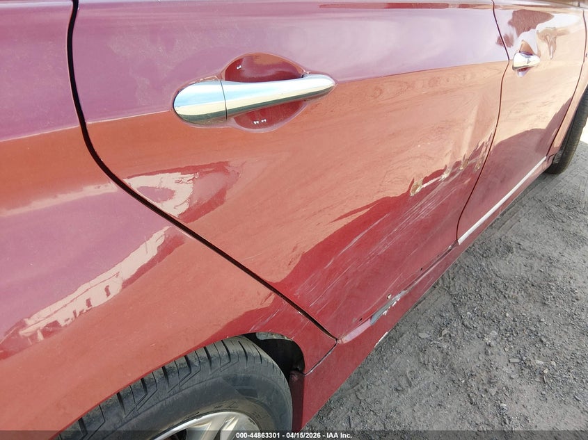 2015 Hyundai Sonata VIN KMHEC4A48FA122982 IAAI salvage auction — LEFT FRONT, Clear (Virginia), sold $425 on 2026-07-08 (photo 6)