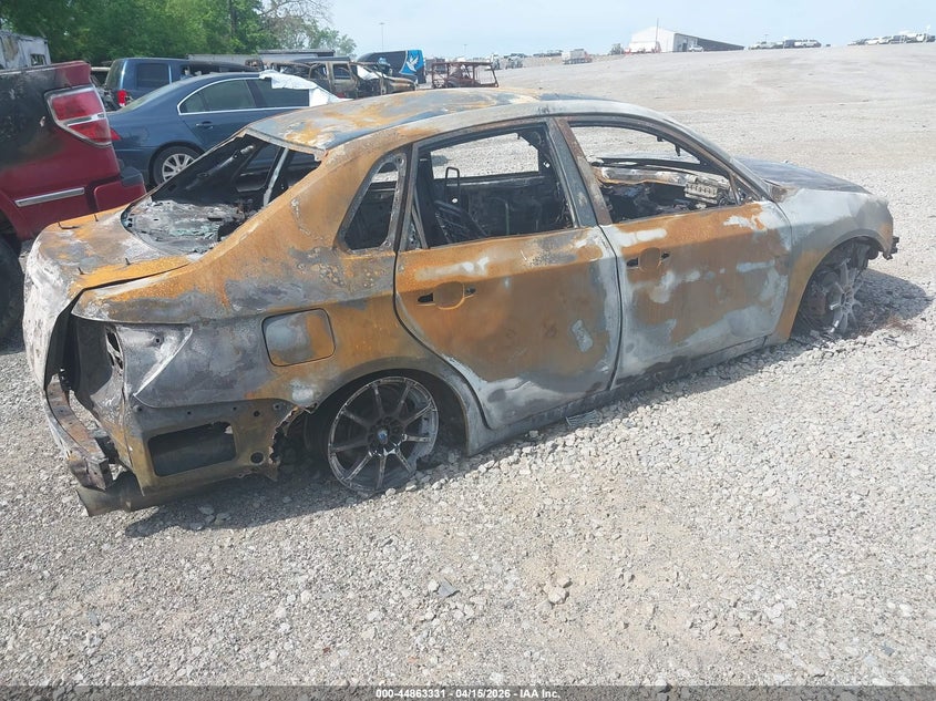 2008 Subaru Impreza VIN JF1GE61668H529042 IAAI salvage auction — TOTAL BURN, Non-Repairable (Tennessee), sold $25 on 2026-07-16 (photo 4)