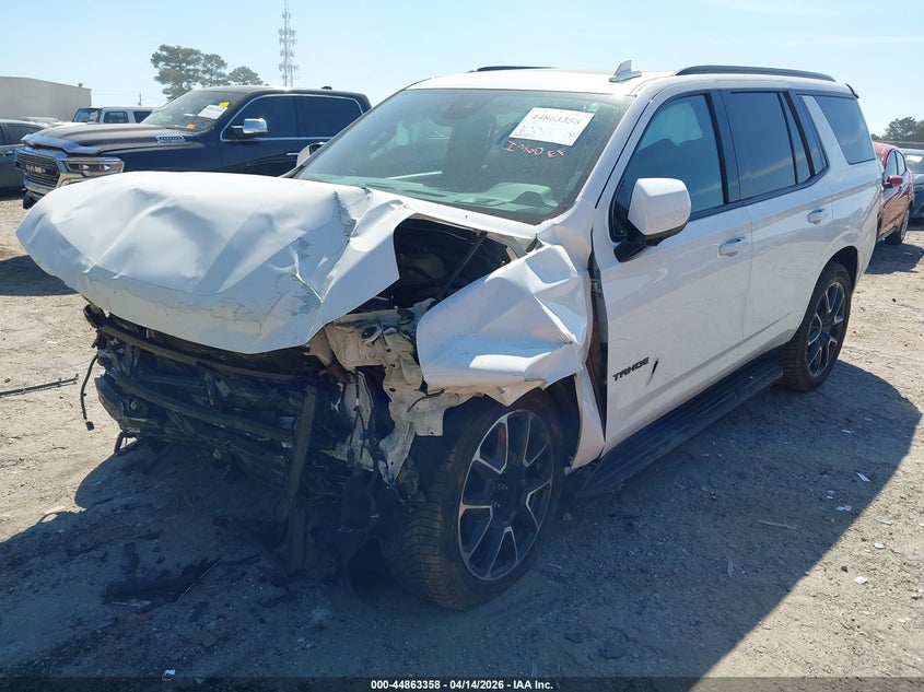 2024 Chevrolet Tahoe VIN 1GNSCRKD2RR109614 IAAI salvage auction — FRONT END, Wait Title, sold $9,700 on 2026-07-29 (photo 2)