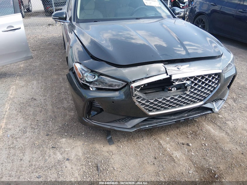 2019 Genesis G70 VIN KMTG34LE1KU012918 IAAI salvage auction — FRONT END, Wait Title, sold $4,400 on 2026-07-27 (photo 6)