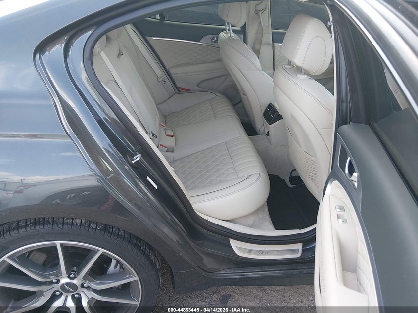 2019 Genesis G70 VIN KMTG34LE1KU012918 IAAI salvage auction — FRONT END, Wait Title, sold $4,400 on 2026-07-27 (photo 8)