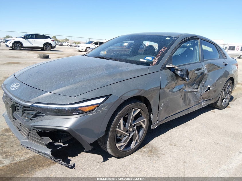 2025 Hyundai Elantra VIN KMHLM4DG2SU978166 IAAI salvage auction — LEFT SIDE, Wait Title, sold $6,225 on 2026-07-08 (photo 6)