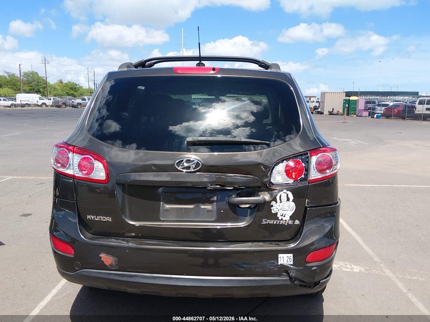 2011 Hyundai Santa fe VIN 5XYZG3AB1BG012837 IAAI salvage auction — RIGHT REAR, Clear (Hawaii), sold $425 on 2026-07-07 (photo 6)
