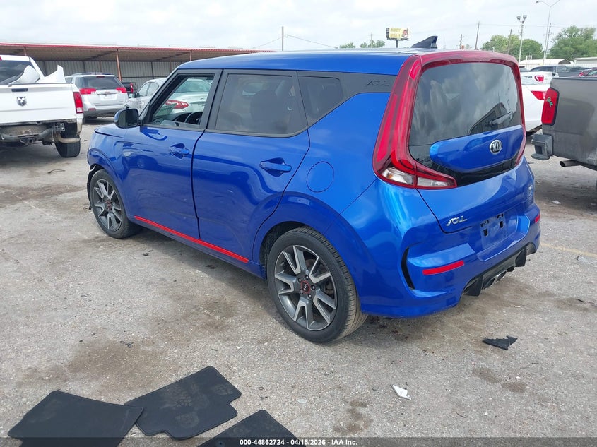 2021 Kia Soul VIN KNDJ53AF6M7768573 IAAI salvage auction — FRONT END, Original (Texas), sold $2,350 on 2026-07-29 (photo 3)